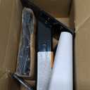 MaxxHaul 70214 Powder Coat Black Trailer Spare Tire Carrier For 10 inch and 12 inch Utility Trailer Tires