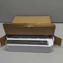 Pull out Cabinet Organizer,Adjustable Width (14"-19") and Depth (17"-24") Expandable,No Drill Slide out Drawers for Kitchen,Pantry,Adhesive Roll out Shelves,for Cabinets Without Lip (White)