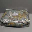 Travan 3-Piece Quilt Set Quilted Bedspread Cotton Coverlet Set Floral Printed Oversized Quilted Bedding Set with Shams for All Season, Green Vine, Queen Size