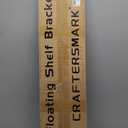 Pack of 2 Free Hanging Shelf Bracket, Heavy Duty T Shelf Bracket with Screws, Floating Shelf Brackets, Granite Countertop Support Brackets, Shelf Brackets 12 inch