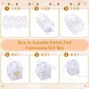 Lewtemi 25 Sets First Communion Favors Baptism Favors Boxes Include Alloy Chalice Charms and White Pearl Paper Favor Boxes for First Communion Baby Showers Church Religious Celebrations Decor Supply
