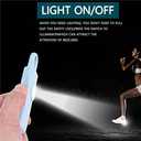 Personal Safety Alarm Keychain - 140dB Loudest Siren & Strobe Light, Rechargeable Security Alarm for Women, Men, Kids, Elderly - Self Defense Emergency Device (Aqua) (Rechargeable- Sky Blue( 2025 Version ))