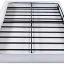 Smart Box Spring Bed Base, 5-Inch Height Mattress Foundation, Tool-Free Easy Assembly, Twin, 74"L x 38"W x 5"H, White