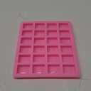 24-Cavity Rectangle Caramel Candy Silicone Molds,Chocolate Truffles Mold,Whiskey Ice Cube Tray,Grid Fondant Mould,Hard Candy Mold Pralines Gummy Jelly Mold