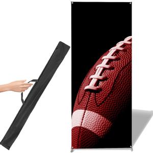 4U Media&Displays NEW Premium X Banner Stand 24"x72" 1 UNIT with Carrying Bag (STAND ONLY)---PORTABLE AND VERSATILITY AND STURDY AND LIGHTWEIGHT AND ADJUSTABLE (1 PACk)