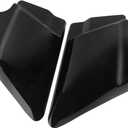 1 Pair Gloss Black Side Covers Panel Fit for Harley Touring Road King Road Glide Street Glide Electra Glide 2009-2024