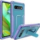 DUOPAL for Google Pixel 7A Case (Does NOT FIT Non-7 or pro), Military Grade Protection Shockproof Case Built-in Kickstand Compatible with Pixel 7A Phone 6.1 Inch (Blue)