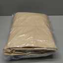 Vailge 2-Seater Heavy Duty Patio Bench Loveseat Cover, 100% Waterproof Outdoor Sofa Cover, Lawn Patio Furniture Covers with Air Vent, Small(Standard), Beige & Brown