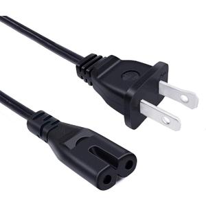 8ft AC Printer Power Cord Replacement for HP OfficeJet Pro 8025 5212 6978 3830 5255 9015 4650 9025 8710 8720 6968 8610 Photosmart 5510 5520 6510 Printer 2 Prong AC Power Cord Cable