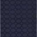 Garland Rug Sparta Non Slip Polypropylene 4 Ft. X 6 Ft. Navy Blue Area Rug- Ideal for Living Rooms & Hallways, Stylish & Durable for High-Traffic Areas
