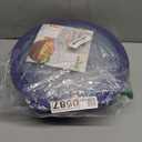 WHYSKO Mixing Bowl Set, 12 Piece Colorful Plastic Mixing Bowls with Lids Set for Food Prep Storage and Serving, Microwave and Dishwasher Safe for Kitchen Baking Cooking (Blue)