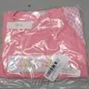 Toddler Baby Girl Easter Outfit Embroidery Flutter Sleeve T Shirt Plaid Ruffle Shorts 2 Piece Spring Set 12M-5T (Pink)