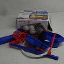Exergoo 4-in-1 T Ball Set- Height Adjustable Tee Ball Set with 6 Baseballs, Kids Baseball Tee for 4-8,Indoor Outdoor Sports Toys for Boys Blue(Tball Bat/Batting Tee/Hanging Tee/Pitching Machine)