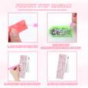 8 Pcs Bow Diamond Art Bookmarks Kit with Tassels, Cute Pink Diamond Painting Bookmarks for Women Book Lovers, DIY Bookmark Making Kit for Adults Beginners Aesthetic Crafts