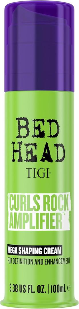 TIGI Bed Head Curls Rock Amplifier Curl Cream for Definition and Enhancement of All Curly Hair Types, 3.38 fl oz