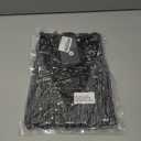 YYA Women's Sparkly Tops for Women Ruffle Sparkly Shiny Turtle Neck Shirts Long Sleeve Slim Fitted Tops (Medium)