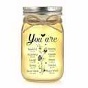 Religious Christian Gifts for Women - Decorative Jar Night Light for Christmas, Birthday, Sister, Friend, Coworker - Inspirational