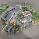 Tigeen 12 Bundles Peonies Artificial Flowers Faux Roses Silk Flowers Hydrangea Artificial Bouquet for Wedding Table Centerpiece Floral Vase Home Office Bridal Decor (Mist Blue)