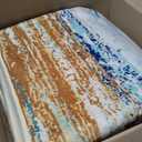 tchdio 8x10 Area Rugs for Living Room, Colorful Modern Abstract Area Rug, Washable Kids Rugs for Playroom, Non Slip Soft Nursery Rug, Stain Resistant Large Carpet for Bedroom, Multi Color