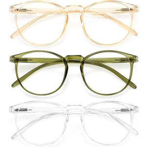 IBOANN Iconic Blue Light Glasses for Woman - Computer Glasses 99% Blue Light Blocking - Anti Eyestrain & UV Glare Protection