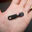 QuickPry Mini Pry Bar Everyday Carry Pry Bar Tool, For Camping, Cleaning, And Simple Everyday Tasks, Keychain Carry Tool Black