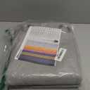 BGment Faux Linen Curtains 95 Inches Long Set of 2 Panels, Living Room Long Curtains Burlap Textured Thick Light Filtering Privacy Grommet Window Treatments, 52 x 95 Inch, Grey