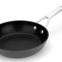 MsMk Small Frying pan, 8-inch Nonstick Durable Egg Omelet Skillet with Stay-Cool Handle, Limestone Non Stick Coating From GRE, 4mm Stainless Steel Base Induction, Oven Safe, Dishwasher Safe