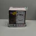 SALKING 2-in-1 Ultrasonic Essential Oil Diffuser & Himalayan Salt Lamp, Aromatherapy Diffuser Cool Mist Humidifier with Auto Off Function, 100% Pure Himalayan Pink Salt Rock, 150ml (Wooden Grain)