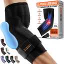 DR. BRACE Elite Elbow Brace Support, Breathable Elbow Compression Sleeve with Gel Pad for Golfer's, Tennis Elbow & Tendonitis Treatment & Pain Relief 2024 (Black, XX-Large)
