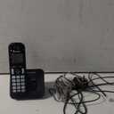Panasonic Cordless Phone, 1.6" Backlit Display, Call Block, Speakerphone, 10 Hours Talk Time, 1 Handset - KX-TGC200B (Black)