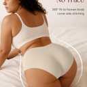 Period Underwear for Women Heavy Flow - Seamless High Waisted Leakproof Absorbent Briefs 3 Pack (XX-Large, Black+khaki+pink)