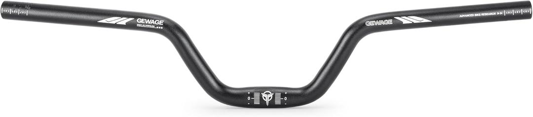 25.4 Bike Handlebar - 30mm, 55mm, 70mm, 90mm,120mm Riser Handlebar - 620mm Aluminium Alloy Mountain Bike Bicycle Handlebars (25.4-90mm Rise)