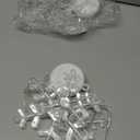 YIRHYZC Christmas Window Lights - 2 PCS Hanging Snowflake Decorations, Battery Operated Curtain Lights With Suction Cup Hook, Light Up Holiday Decor