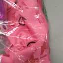 Retrowavy 36 Pcs 12 Inch Cheerleader Poms and Large Cheer Hair Bow for Girl, Poms with Handle for Breast Cancer Procession Halloween Softball Dance