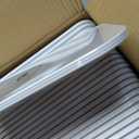 Organic Tray, White - 11" x 8" - White, Plastic, Case Pack of 72 - For Catering, Buffets, and Parties