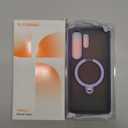 TORRAS Q3 Spin for Samsung Galaxy S26 Ultra Case, 360 Magnetic Stand, Compatible with Magsafe, Slim S26 Ultra Case with Kickstand, Aesthetic for Women, Translucent Frosted Purple (Violet)