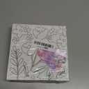 Teling 12 Pcs Pre Drawn Stretched Canvas Kit for Adults Painting Pre Printed Canvas Outline for DIY Painting Party Favor,6 x 6 x 0.6 Inches(Flower)