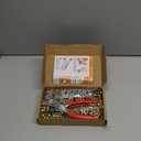 1203Pcs Grommet Tool Kit with Eyelet Pliers, PAXCOO 1/4 Inch 6mm(Inside Hole Size) Fabric Grommet Kit with Fabric Eyelets Grommets, Washers, and Hole Punch Grommet Hand Press kit