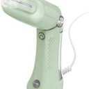 Conair Handheld Garment Steamer for Clothes - Power Steam: Small Size, Big Power - Great for Home, Office, or Travel with Dual Voltage for Worldwide Use, Mint Green
