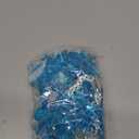 Crystal Snowflake Christmas Tree Decorations - 21pcs Christmas Tree Ornaments Sparkling Dazzling Festival Party Decoration Crystal Snowflake Design Hanging Ornament Holiday Season Home Decor (Blue)