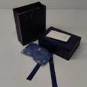 Zonon Back to School Gift Boxes with Lid and Ribbon 9 x 7 x 3'' Luxury Senses Gift Bags with Greeting Card Tissue Paper for Wedding Birthday Teacher Present Decoration Party Favor(Dark Blue)