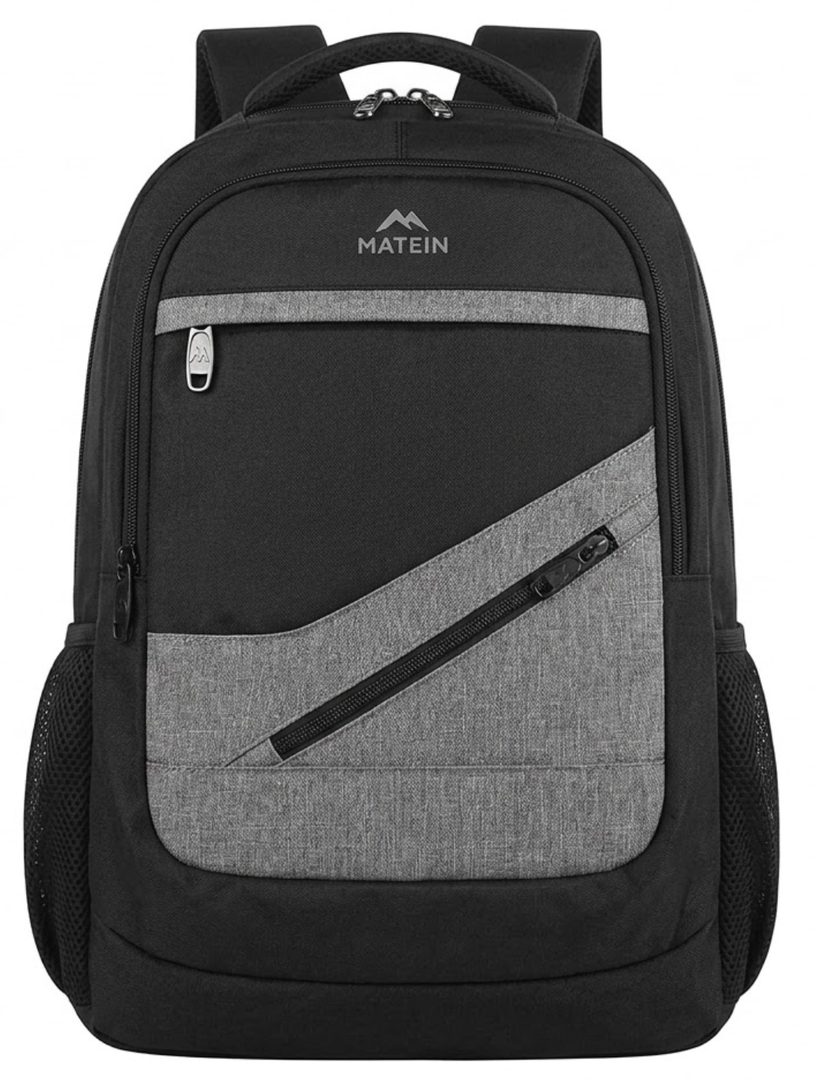 MATEIN Business Laptop Backpack, 15.6 Inch Travel Laptop Bag Rucksack, Water-Resistant Bag Daypack for Work College Computer Men Women Backpack