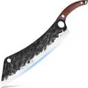 XYJ Full Tang 12 Inch Long Knife Finger Hole Design Stainless Steel Extra Long Blade Ergonomic Wood Handle Japanese Chef Vegetable Knife For Cutting Cake Watermelon Brisket