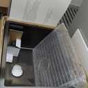 Black Stainless Steel Undermount Laundry Sink-Hovheir 24x19x12 Deep Undermount Stainless Steel Utility Sink Matte Black 16 Gauge Single Bowl Laundry Room Sinks Outdoor