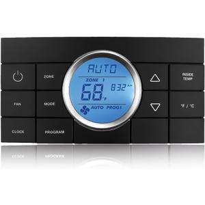 3314082.000 RV Thermostat Multi-Zone Comfort Control Center 2 10-Button Replacement for Dometic CCC2 - Fit for Air Conditoner Series 579,595,600,6308,520,6218xx,457915 and More - Black 3314082.000 RV Thermostat Multi-Zone Comfort Control Center 2 10-Button Replacement for Dometic CCC2 - Fit for Air Conditoner Series 579,595,600,6308,520,6218xx,457915 and More - Black
