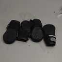 QUMY Dog Shoes for Large Dogs, Medium Dog Boots & Paw Protectors for Winter Snowy Day, Summer Hot Pavement, Water-Resistant in Rainy Weather, Outdoor Walking, Indoor Hardfloors Skid-Resistant Sole (Size 1: 1.8''x2.3''(W*L) (Pack of 4))