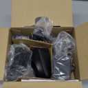 Panasonic Cordless Phone with Answering Machine, Advanced Call Block, Bilingual Caller ID and High-Contrast Display, Expandable System with 2 Handset Cordless Telephones - KX-TGD832M (Metallic Black)