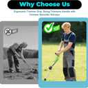 Weed Eater Handle, String Trimmers Handle with Shoulder Harness, Trimmer Grip Extension for Enhanced Back Protection, Lawn Trimmer Handle Grip for Yard Trimming