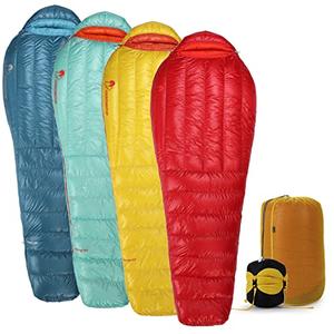 Mountaintop Ultralight Mummy Down Sleeping Bag 650 Fill Power Duck Down Suits for 32 Degree F for Camping Hiking Backpacking