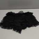 Women Ruffle Bloomers Y2k Lace Trim Lolita Pettipants Cute Layered Frill Pumpkin Bottom Shorts Sweet Booty Panties Small